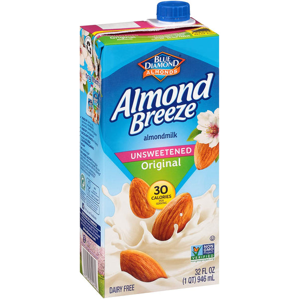 Almond Breeze Beverage - Unsweetened, 32 oz.