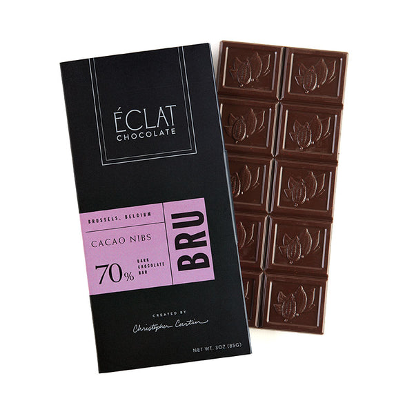 Eclat Chocolate Bar, BRU Cacao Nibs