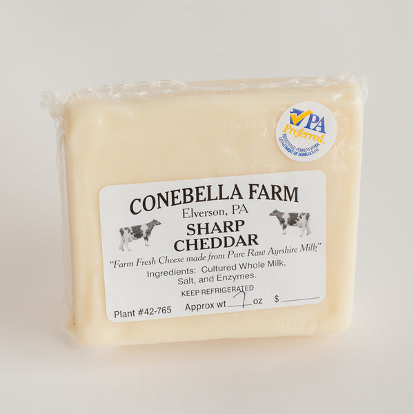 Cheddar Cheese, Sharp, 8 oz.