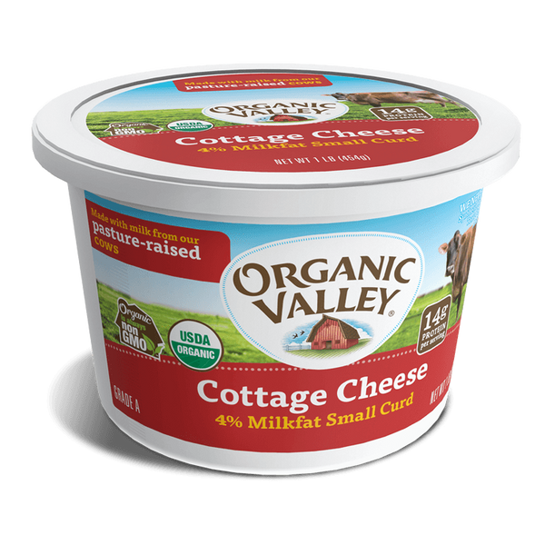 Cottage Cheese, Organic, 4% 16 oz.