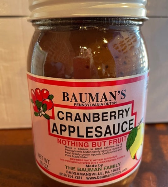 Applesauce with Cranberry, 16 oz.