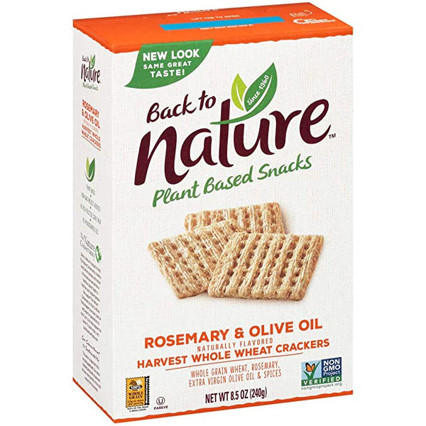 Crackers - Harvest Whole Wheat Rosemary Olive Oil