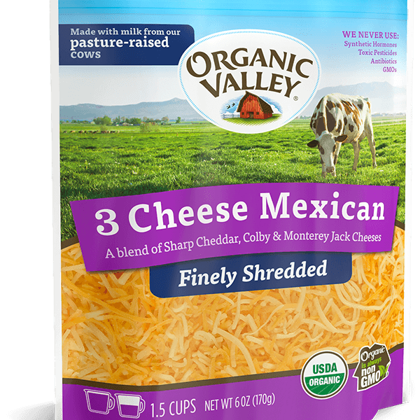 Cheese, Organic Shredded Mexican