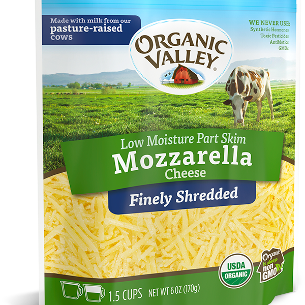 Cheese, Organic Shredded Mozzarella