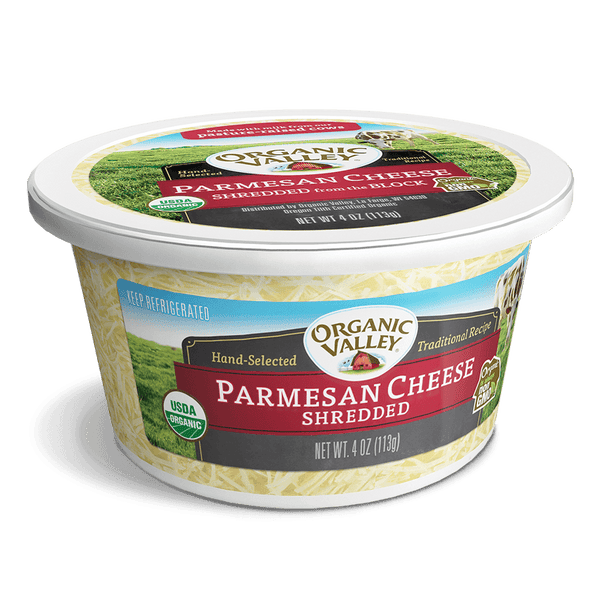 Cheese, Organic Shredded Parmesan