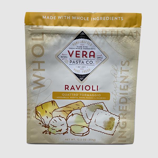 Ravioli - Four Cheese, Frozen, 12.5 oz.